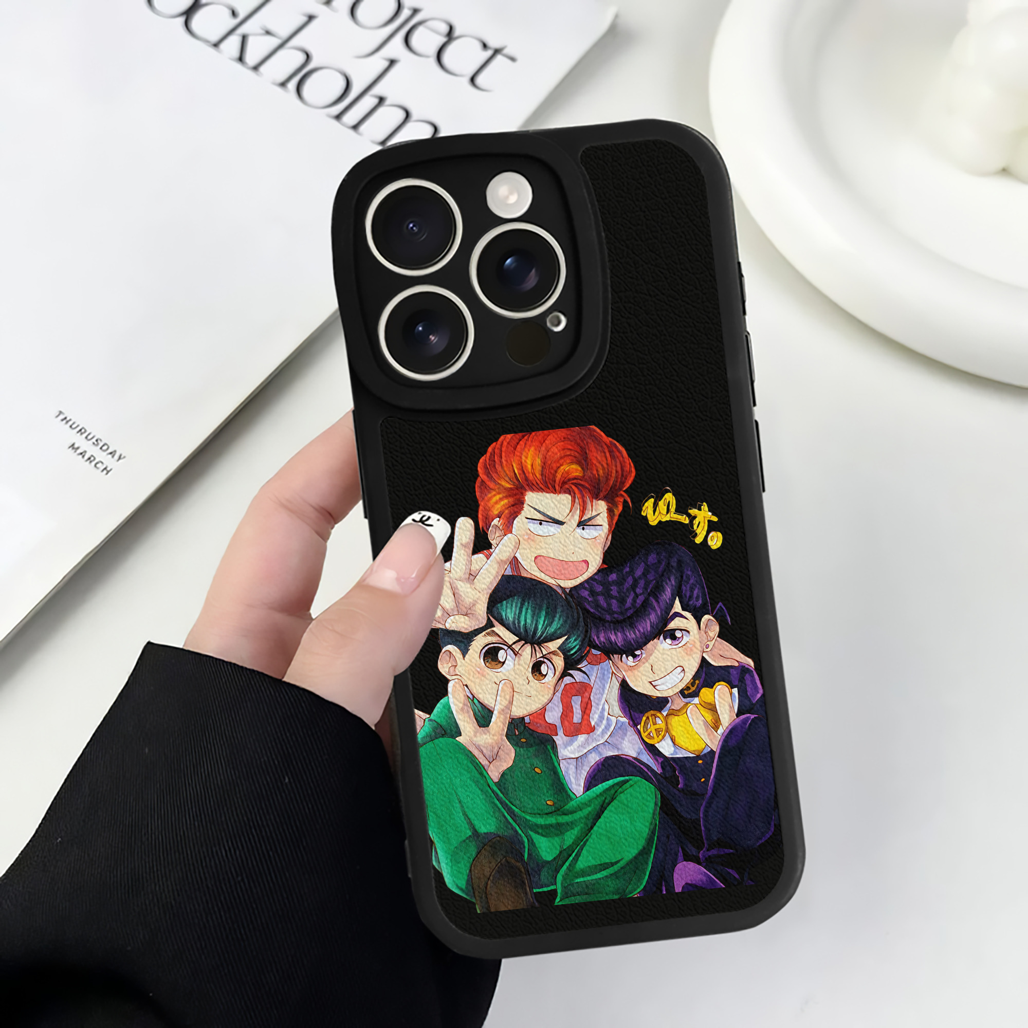 （画像用） SLAM DUNK／スラムダンク 【iPhone 16シリーズ対応】シリコンスマホケース（レザー調） 材質：シリコン